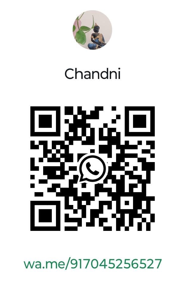 WhatsApp QR code for Chandni at Savitur Pranic Healing
